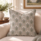 Primrose Driftwood Throw Pillow