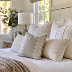 Scallop Stripe Throw Pillow