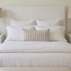 Watercolor Stripe Throw Pillow
