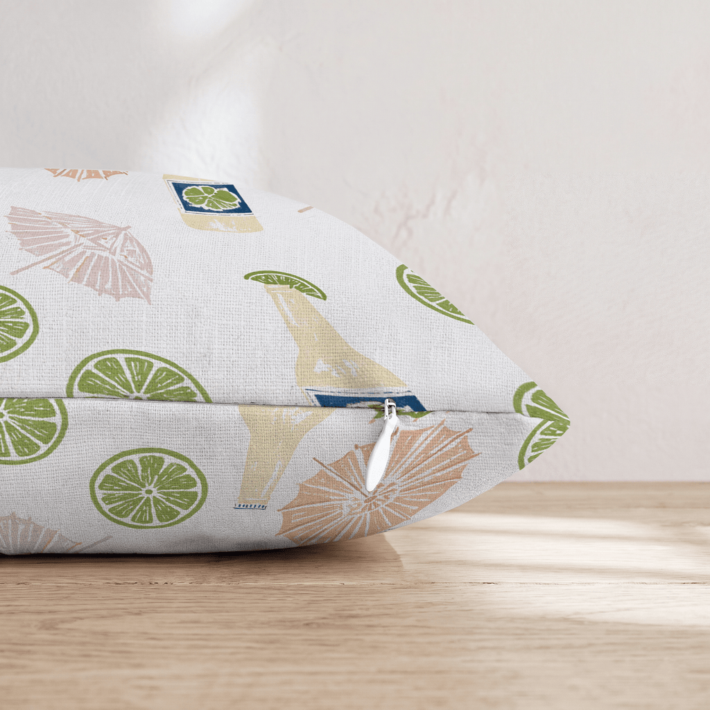A Beach Beer Throw Pillow - Hillcroft Home