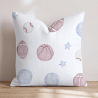 A Boy's First Game Throw Pillow - Hillcroft Home