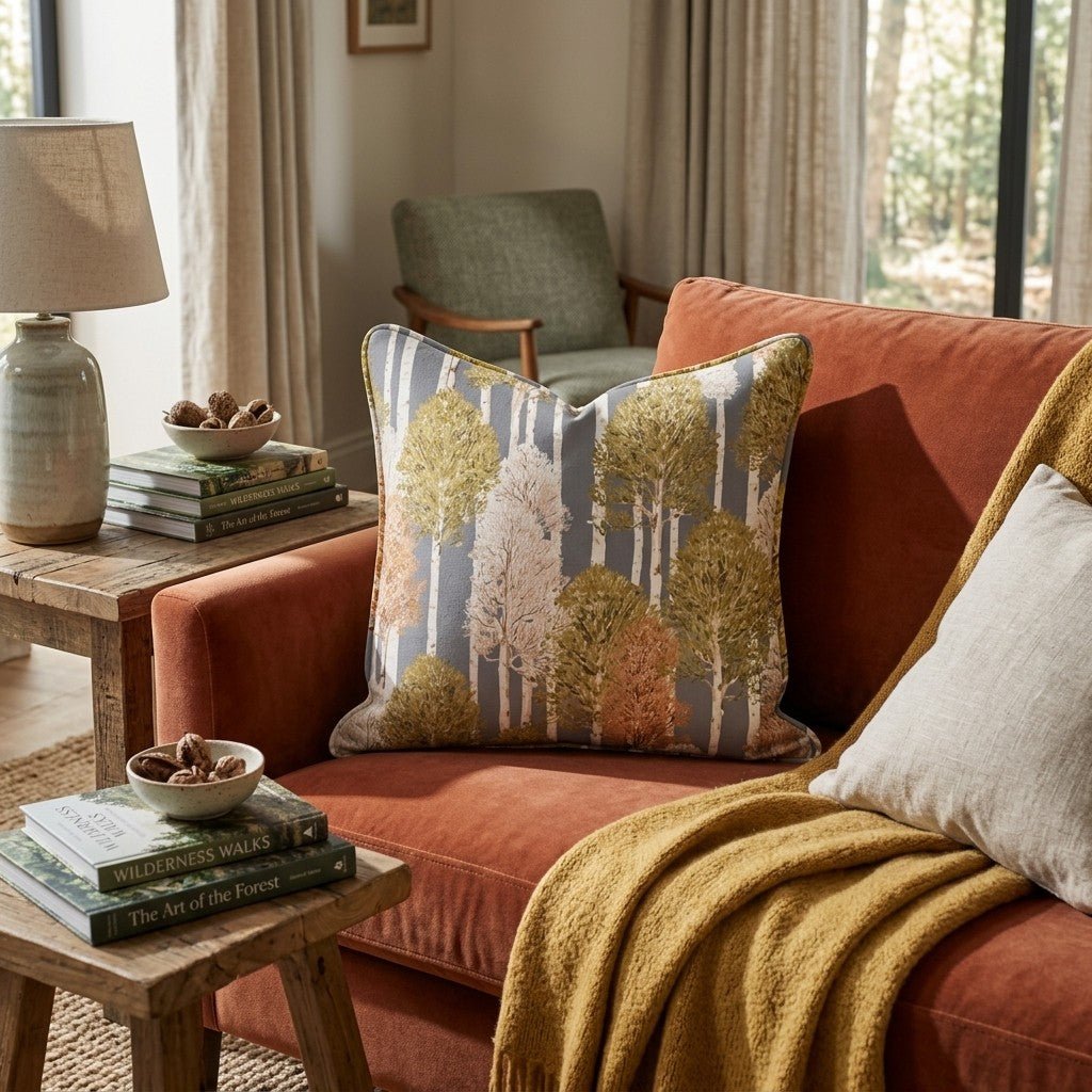 A Change In The Leaves Throw Pillow - Hillcroft Home