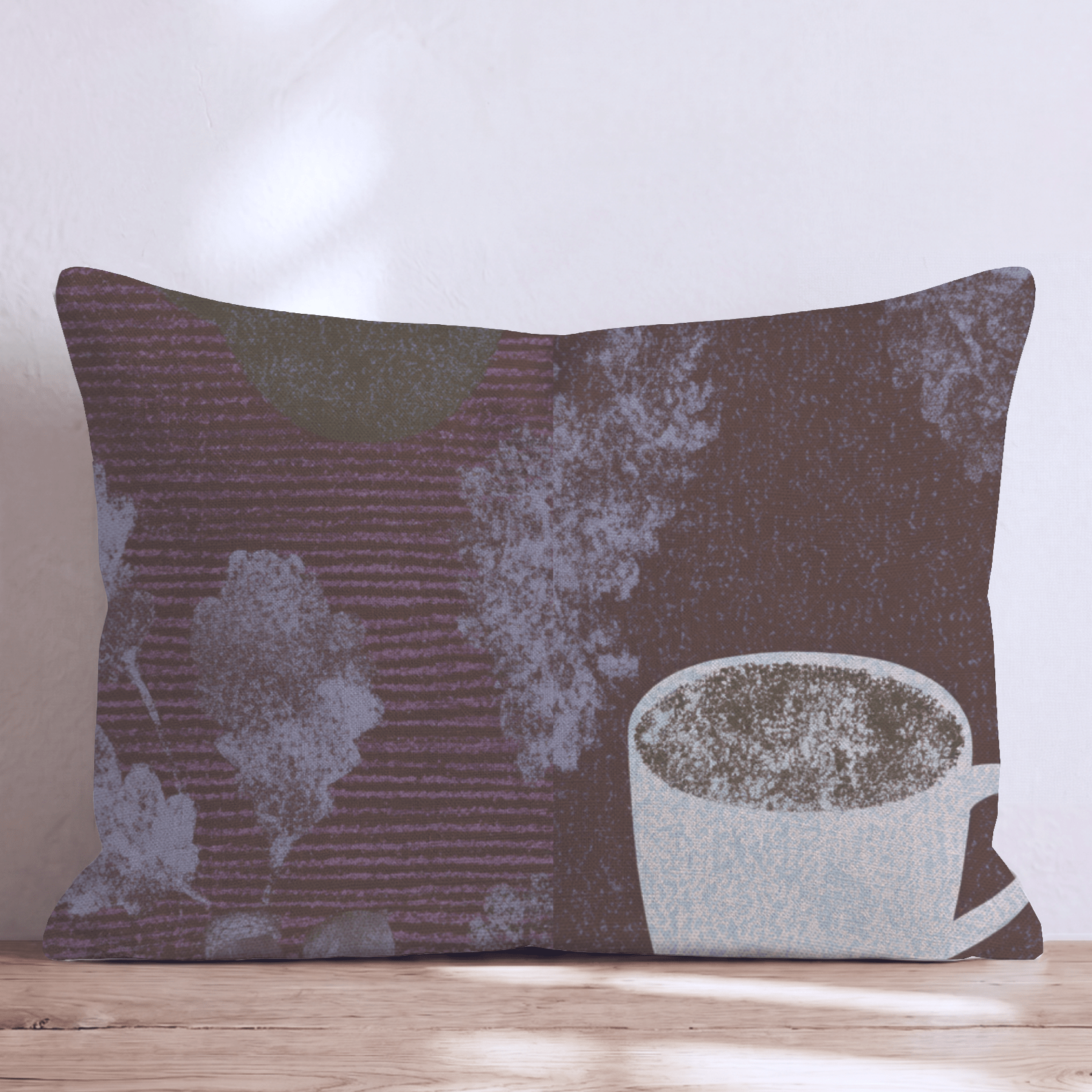 A Cup Of Spice Throw Pillow - Hillcroft Home