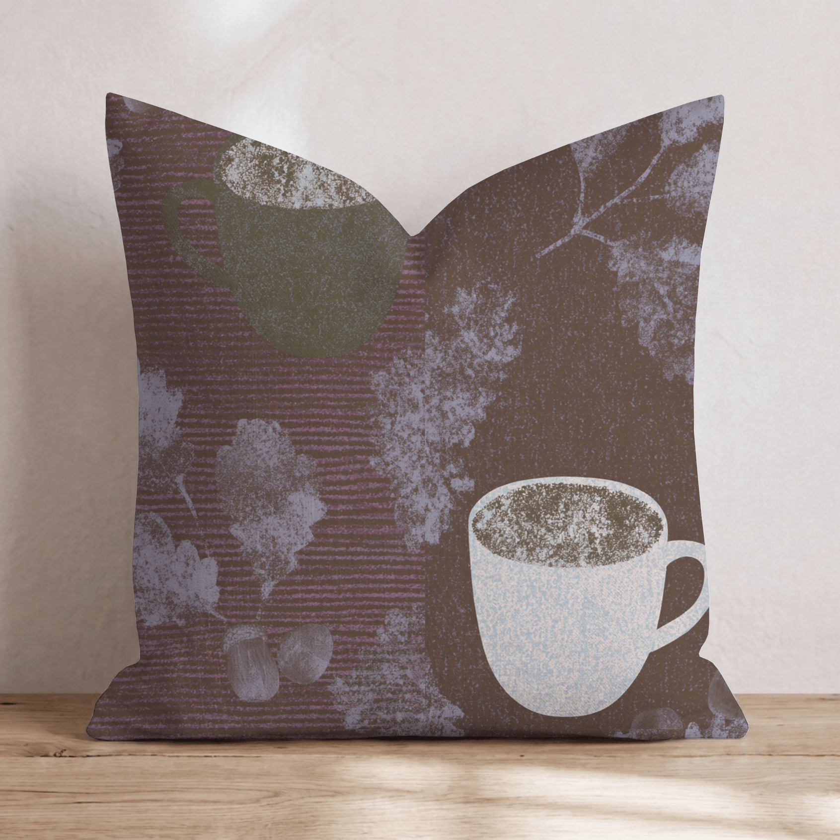 A Cup Of Spice Throw Pillow - Hillcroft Home