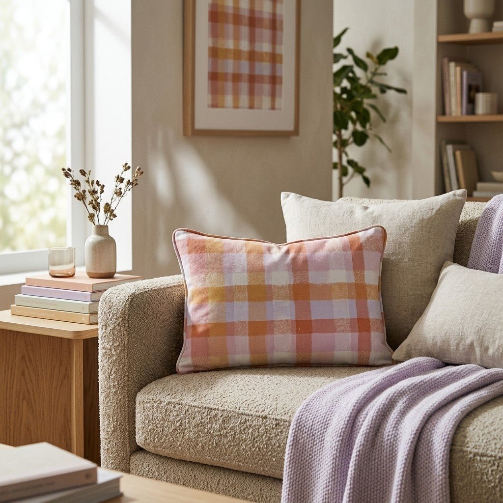 A Fall Picnic Throw Pillow - Hillcroft Home