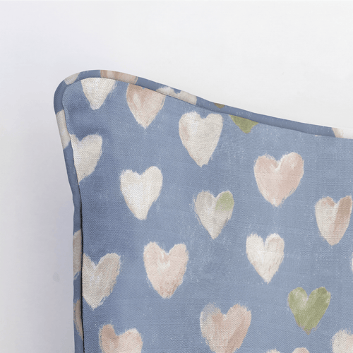 Abby Blue Throw Pillow - Lemon Park