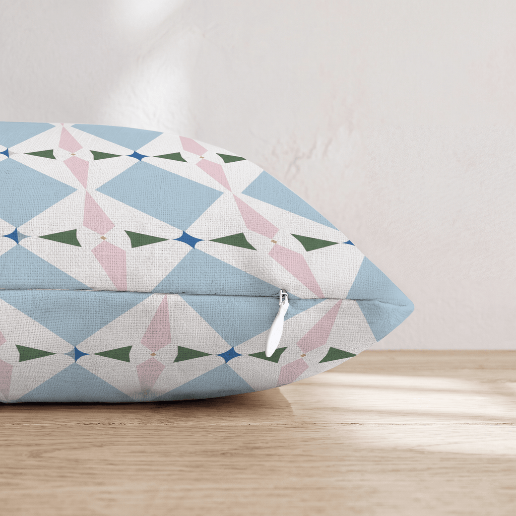 Abby Mosaic Throw Pillow - Hillcroft Home