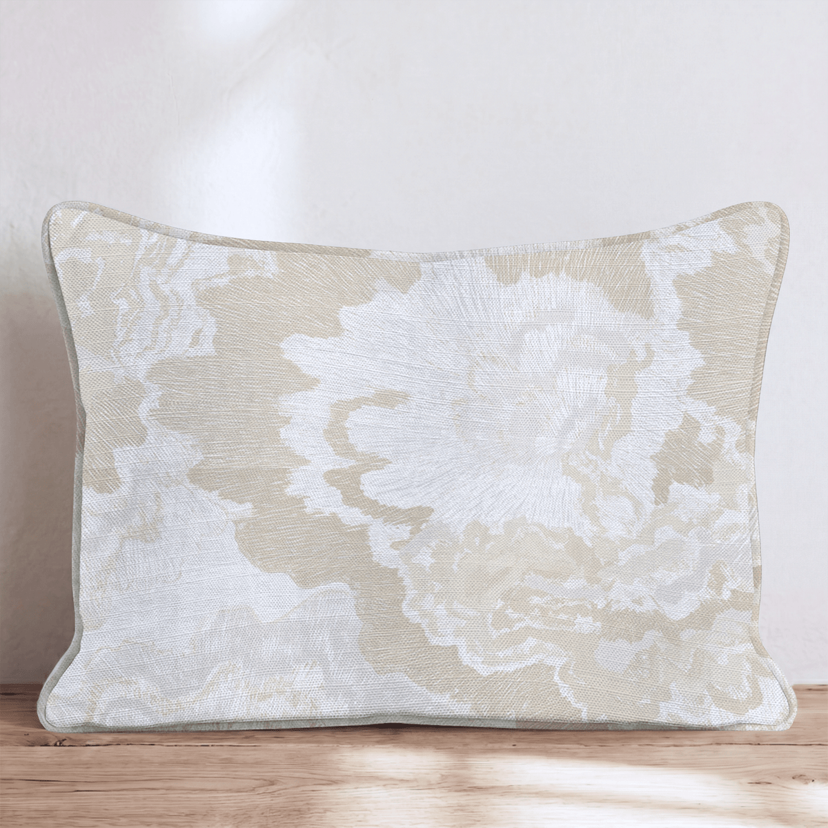 Abstract Annie Alabaster Throw Pillow throw pillow - Hillcroft Home