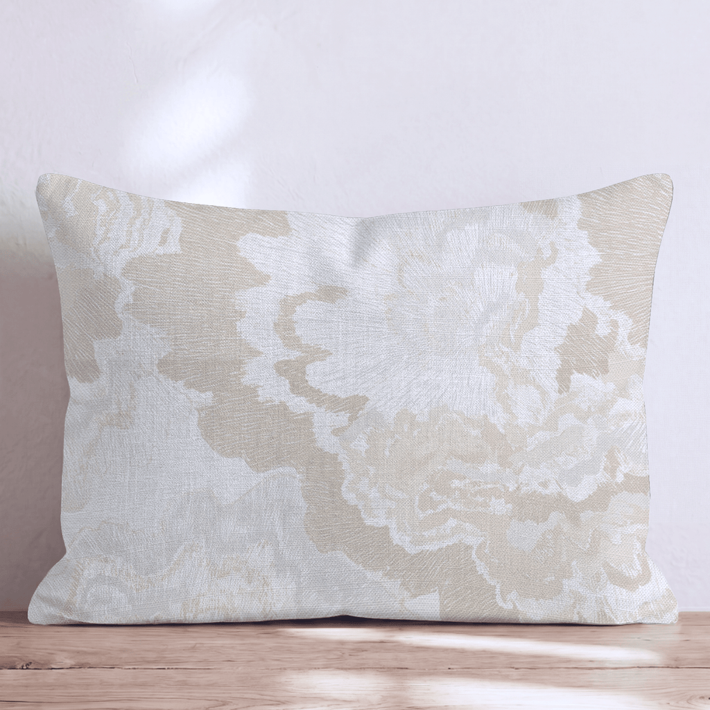 Abstract Annie Alabaster Throw Pillow throw pillow - Hillcroft Home