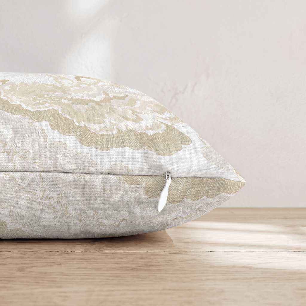 Abstract Annie Alabaster Throw Pillow throw pillow - Hillcroft Home