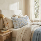 Abstract Annie Damask Throw Pillow - Hillcroft Home