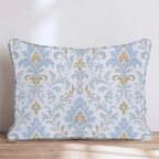 Abstract Annie Damask Throw Pillow - Hillcroft Home