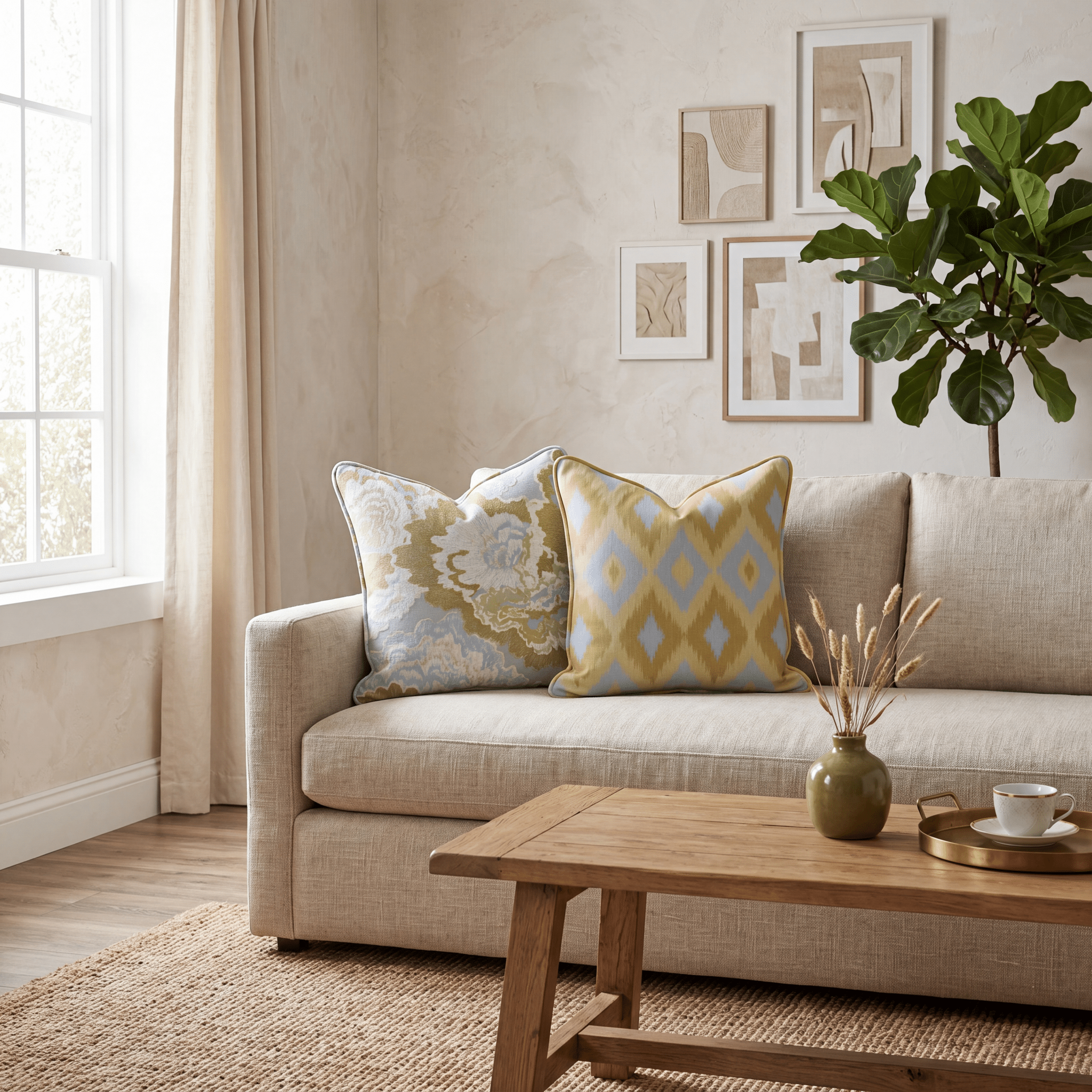Abstract Annie Throw Pillow - Hillcroft Home
