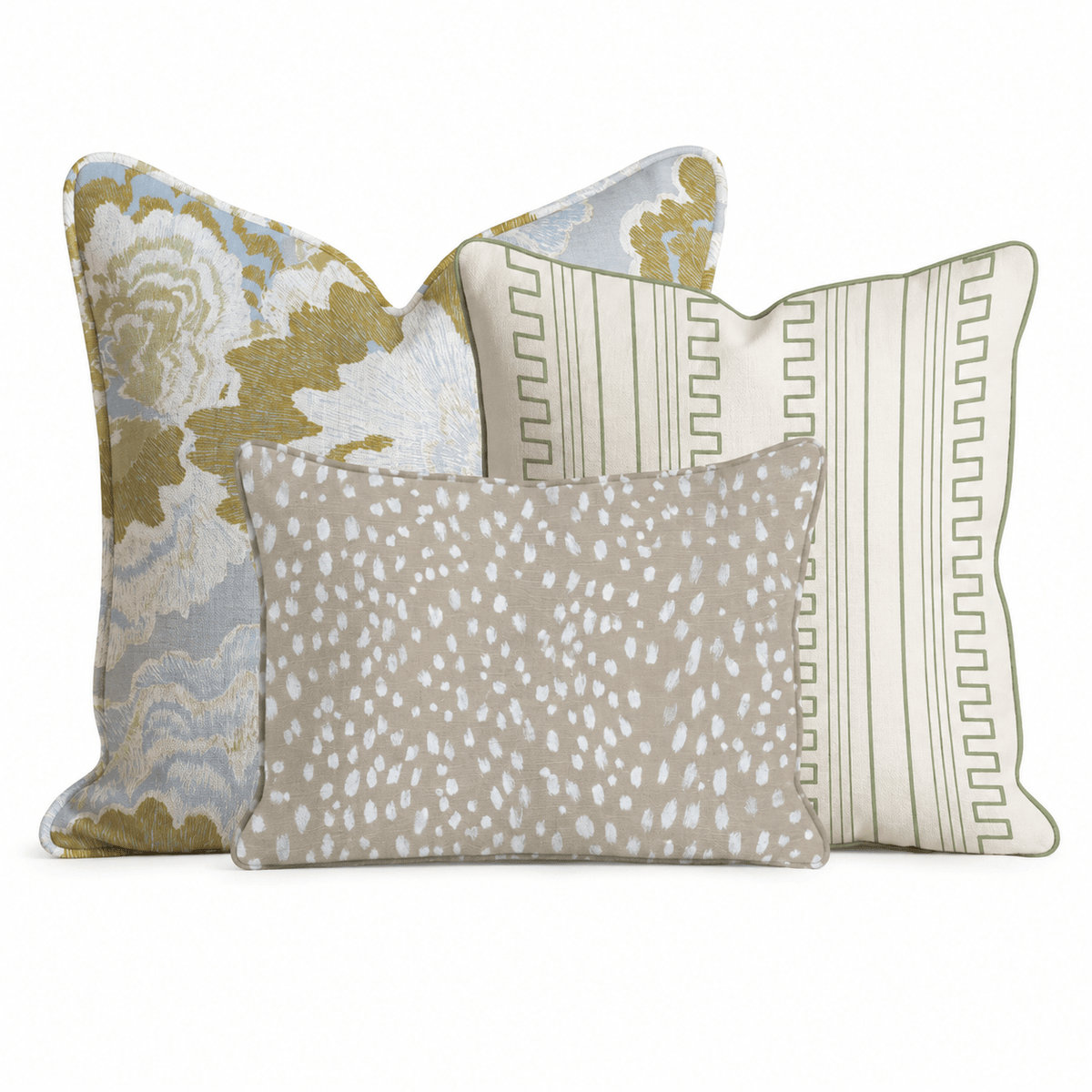 Abstract Annie Trio Throw Pillow Bundle throw pillow - Hillcroft Home