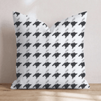 Abstract B&W Throw Pillow - Hillcroft Home