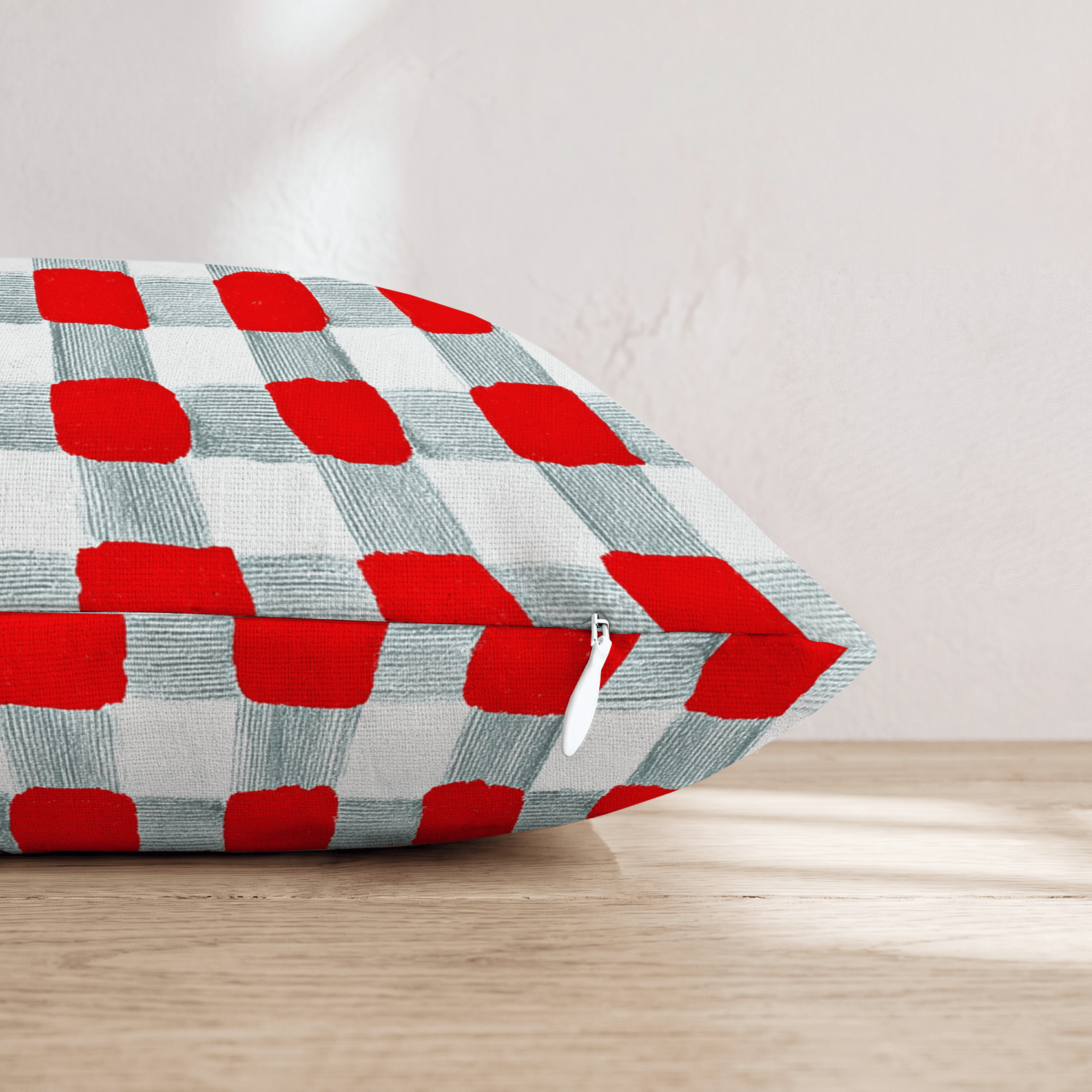 Abstract Checkered Board Throw Pillow - Hillcroft Home