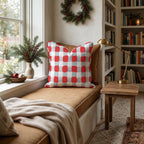 Abstract Checkered Board Throw Pillow throw pillow - Hillcroft Home