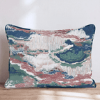 Abstract Christmas Lines Throw Pillow throw pillow - Hillcroft Home