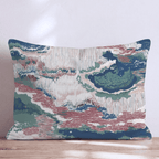 Abstract Christmas Lines Throw Pillow throw pillow - Hillcroft Home
