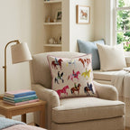 Abstract Horses Throw Pillow - Hillcroft Home