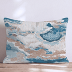 Abstract Lines Throw Pillow - Hillcroft Home
