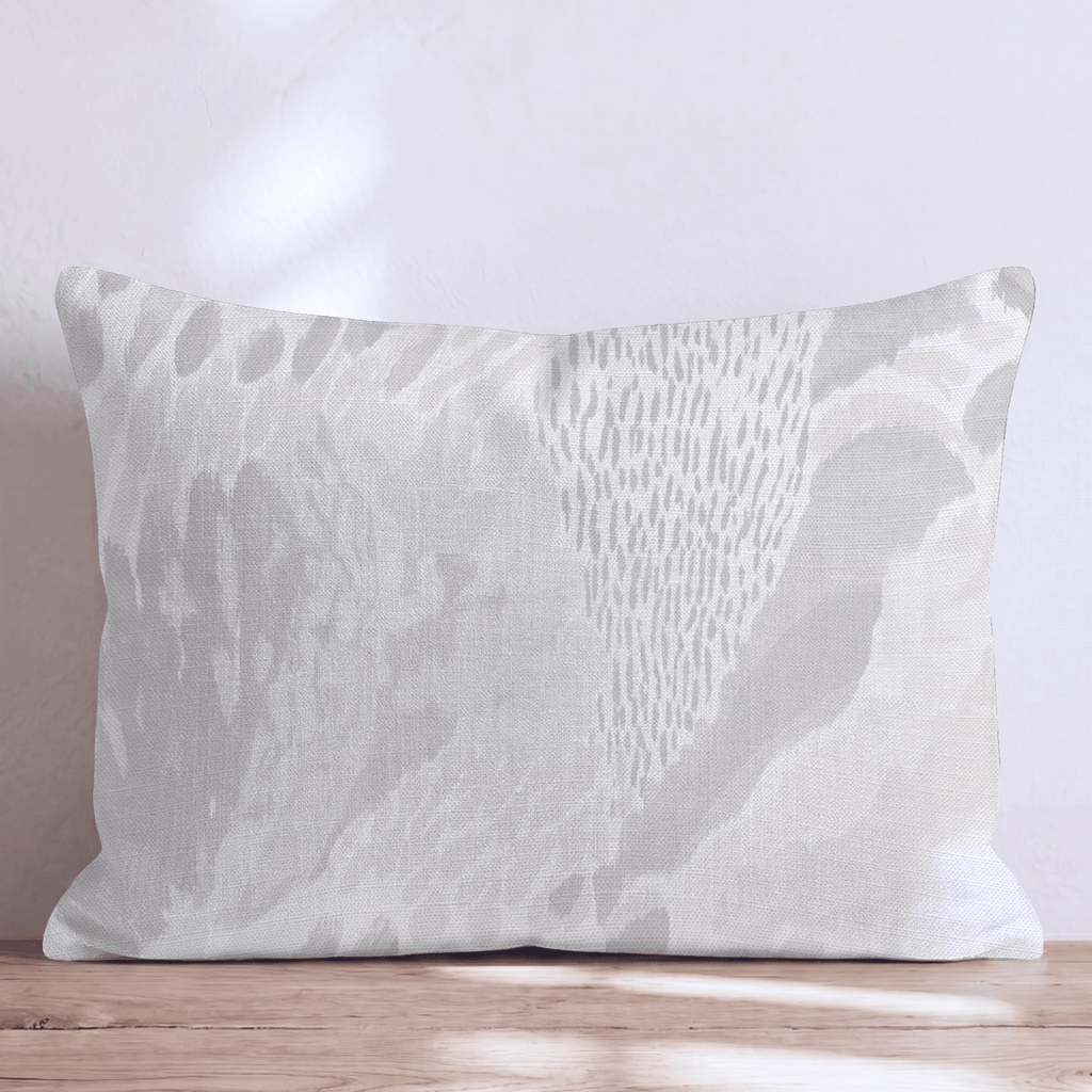 Abstract Media Ivory Throw Pillow throw pillow - Hillcroft Home