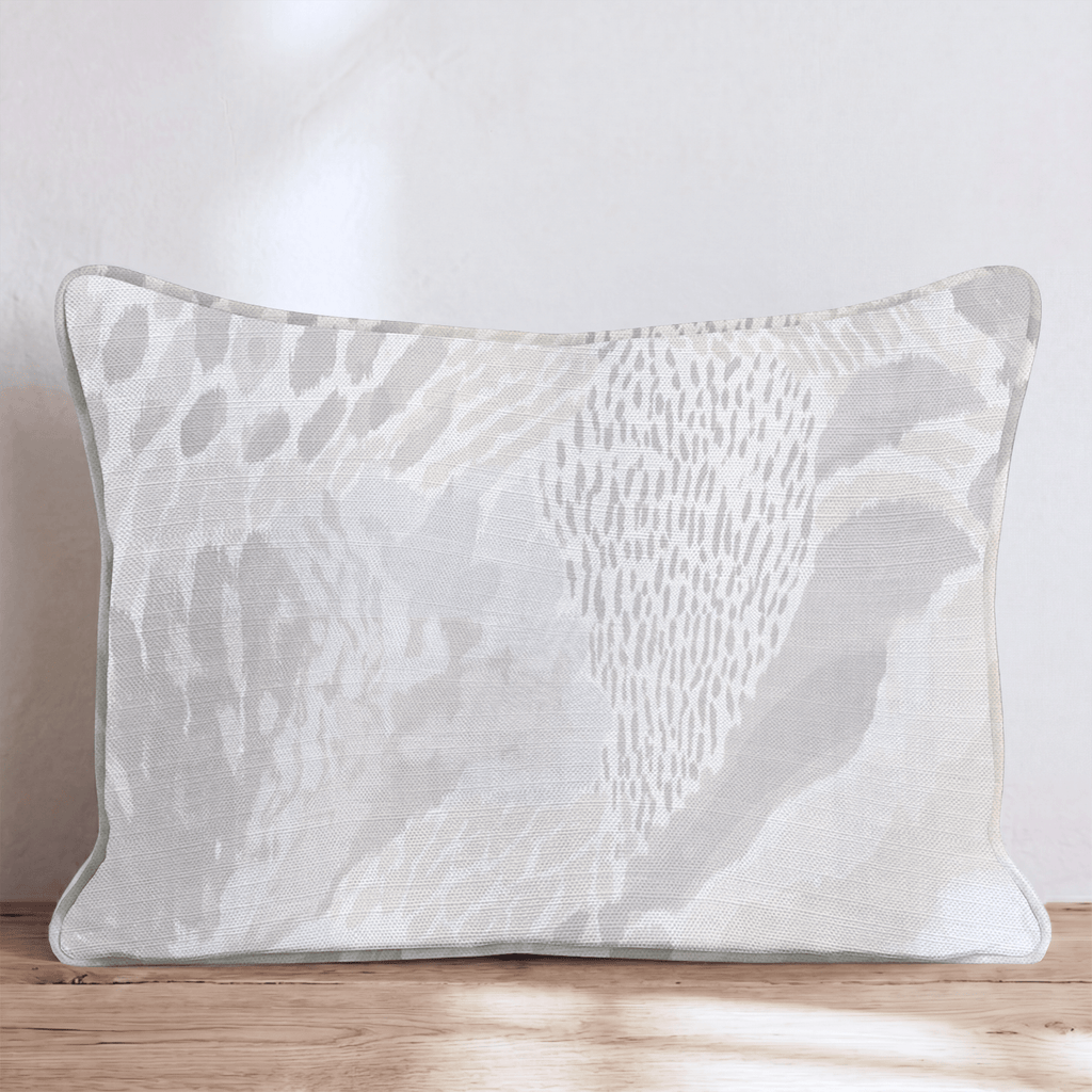 Abstract Media Ivory Throw Pillow throw pillow - Hillcroft Home