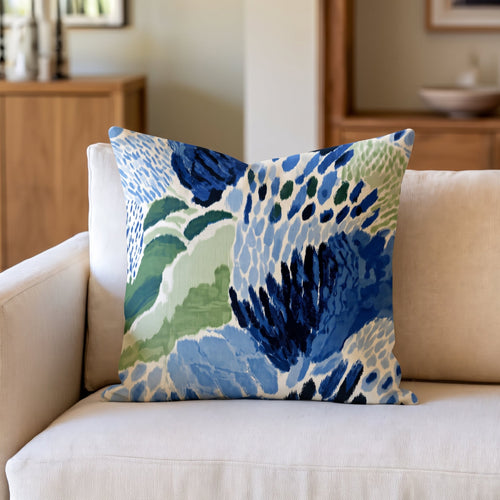 Abstract Media Throw Pillow throw pillow - Hillcroft Home