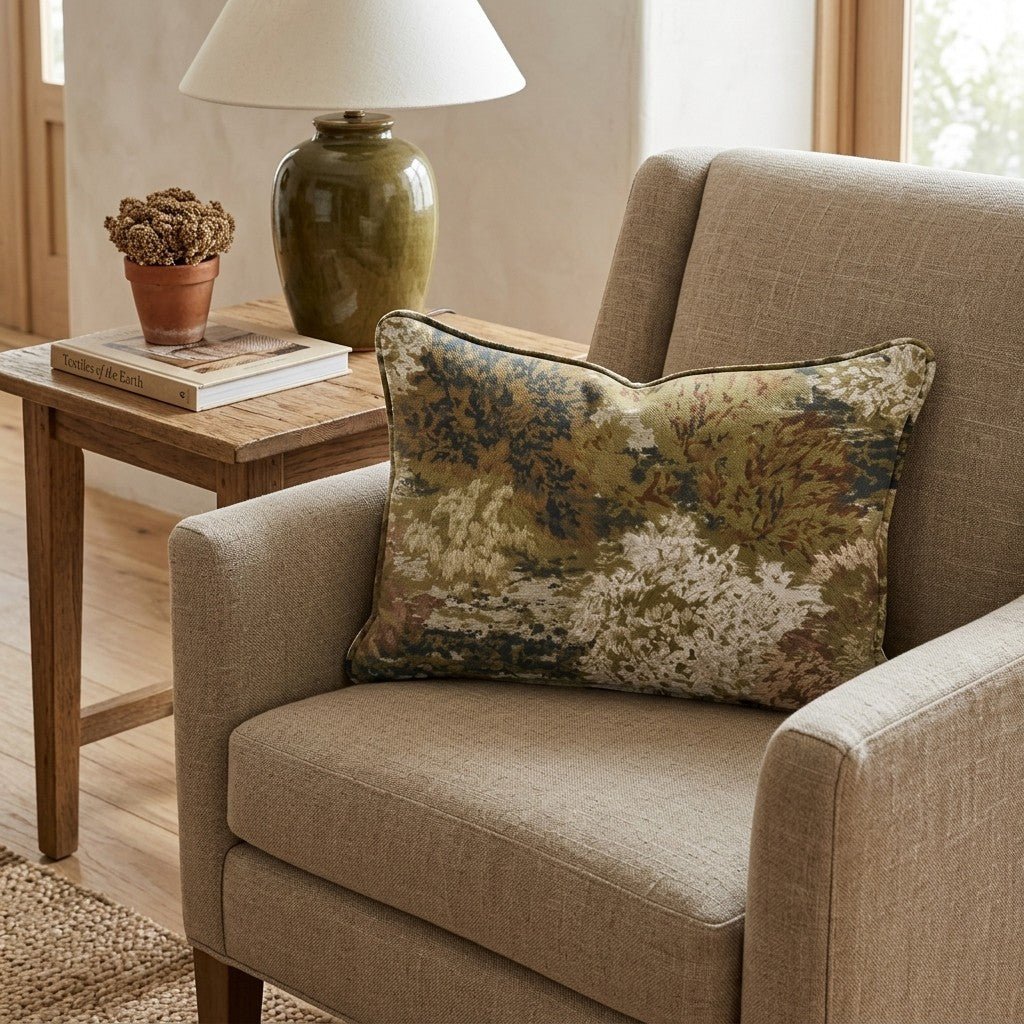 Abstract Olivia Throw Pillow throw pillow - Hillcroft Home