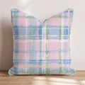 Abstract Painterly Plaid Throw Pillow - Hillcroft Home