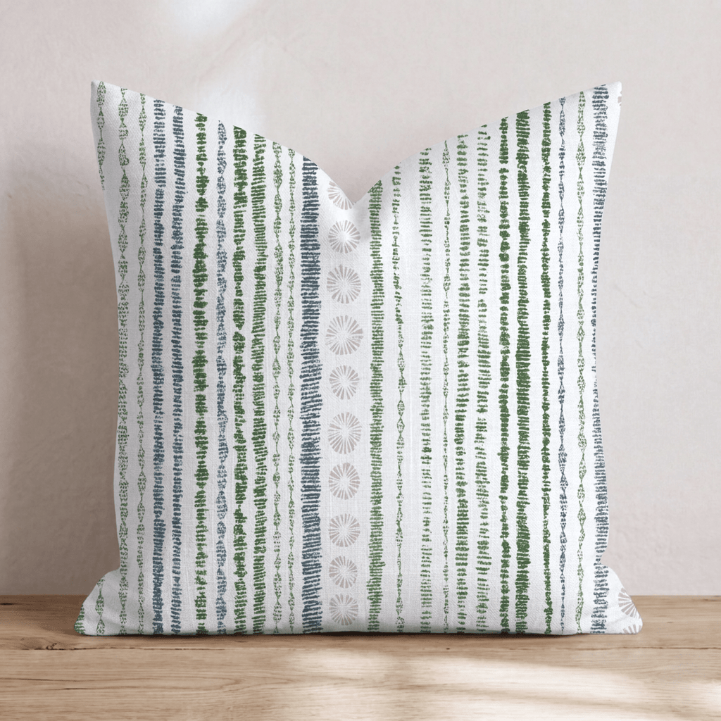 Acacia Stripes Throw Pillow - Hillcroft Home