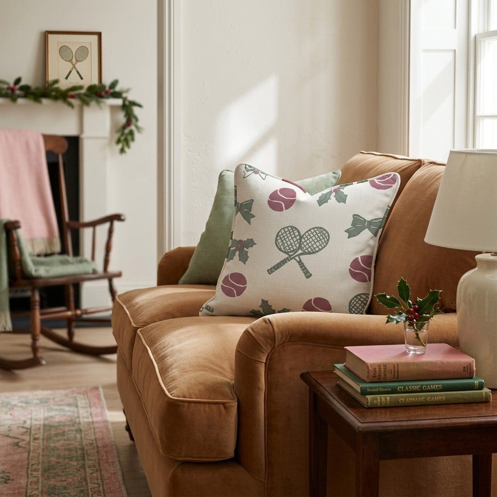 Ace of Holly Throw Pillow - Hillcroft Home