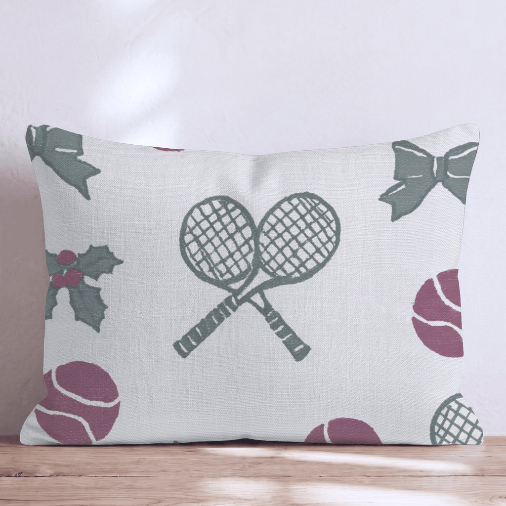 Ace of Holly Throw Pillow - Hillcroft Home