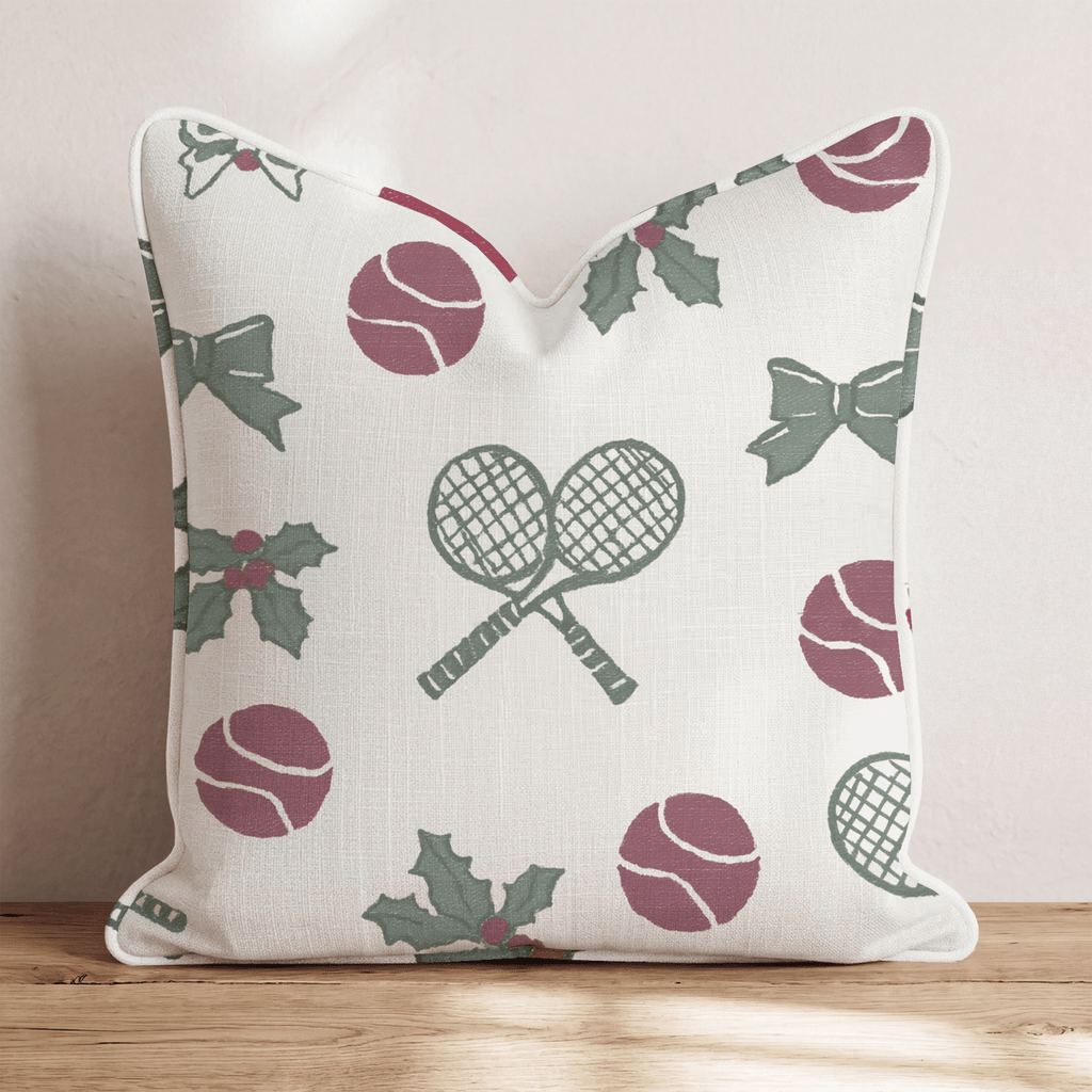 Ace of Holly Throw Pillow - Hillcroft Home