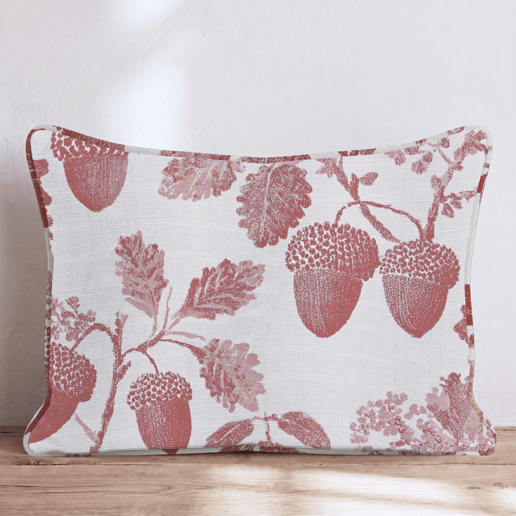 Acorns Toile Throw Pillow - Hillcroft Home