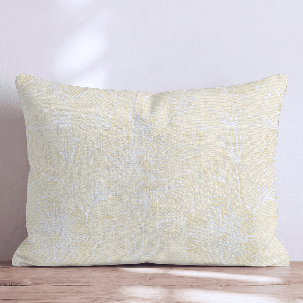 Addison Yellow Throw Pillow - Hillcroft Home