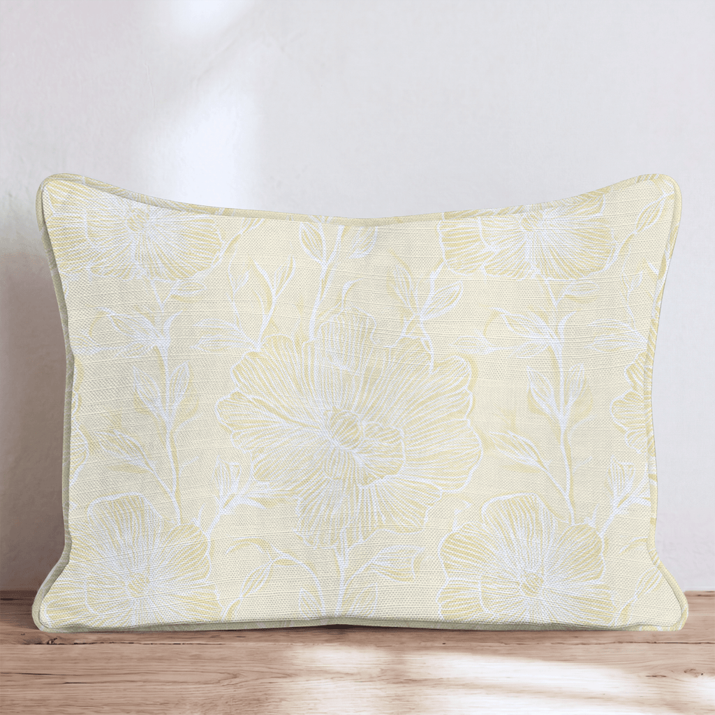 Addison Yellow Throw Pillow - Hillcroft Home