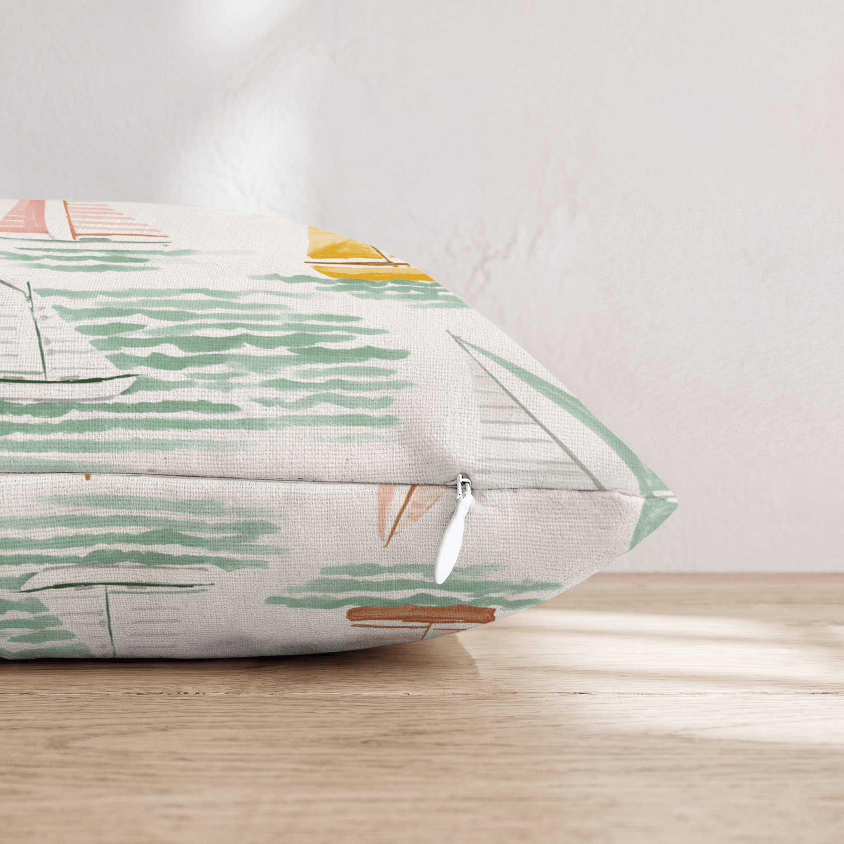 Adeline Sails Throw Pillow - Hillcroft Home
