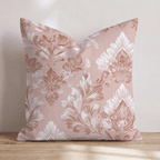 Adira Damask Throw Pillow - Hillcroft Home