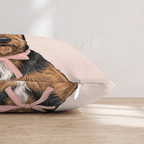 Airedale Terrier Portrait Throw Pillow - Hillcroft Home