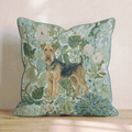 Airedale Terrier Power Throw Pillow - Hillcroft Home
