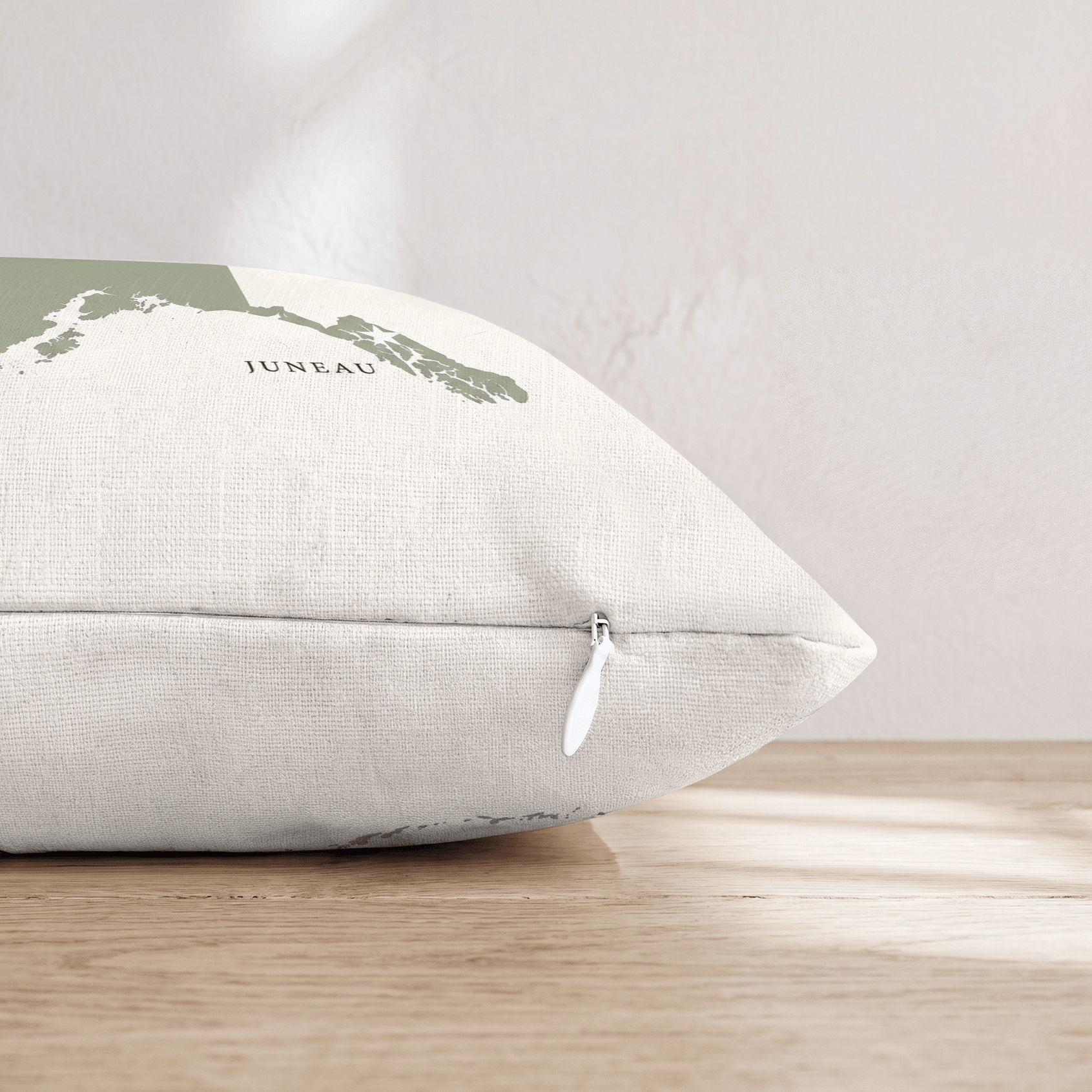 Alaska State Capital Throw Pillow - Hillcroft Home
