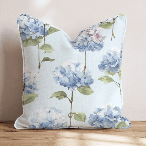 Alex Hydrangeas Throw Pillow - Hillcroft Home