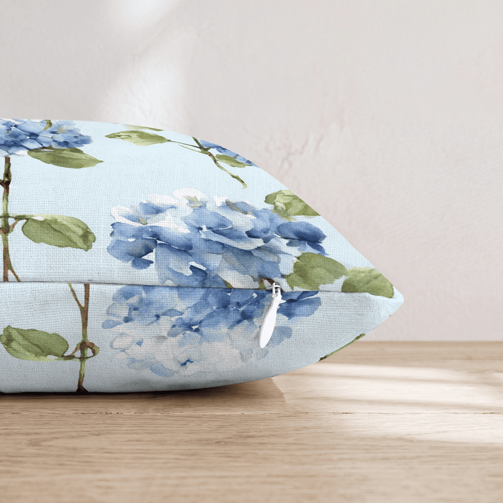 Alex Hydrangeas Throw Pillow - Hillcroft Home