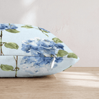 Alex Hydrangeas Throw Pillow - Hillcroft Home