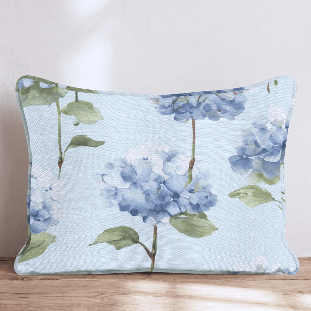 Alex Hydrangeas Throw Pillow - Hillcroft Home
