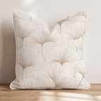 Alma Ginko Throw Pillow - Hillcroft Home