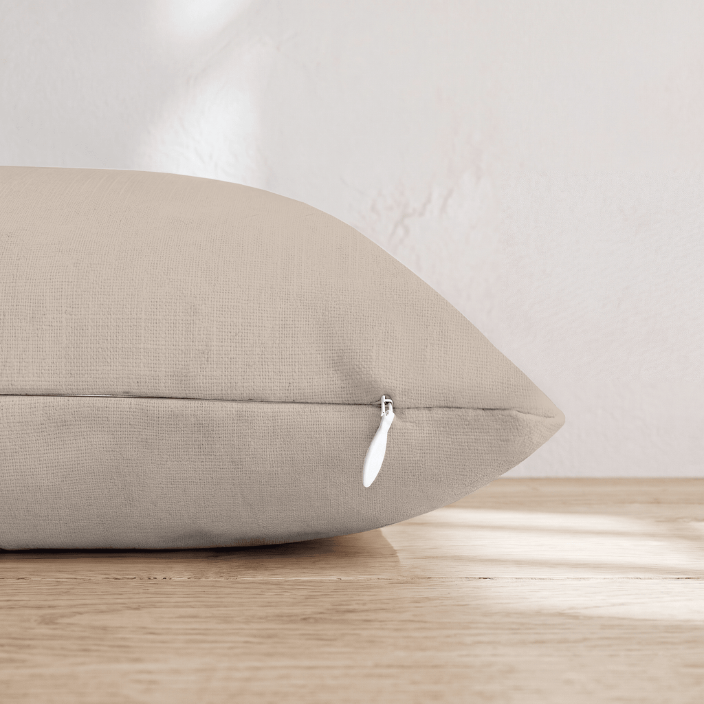 Almond Throw Pillow - Hillcroft Home