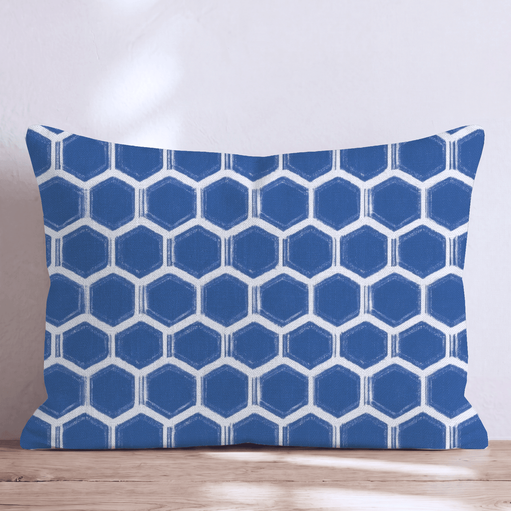 Alouette Blue Throw Pillow - Hillcroft Home