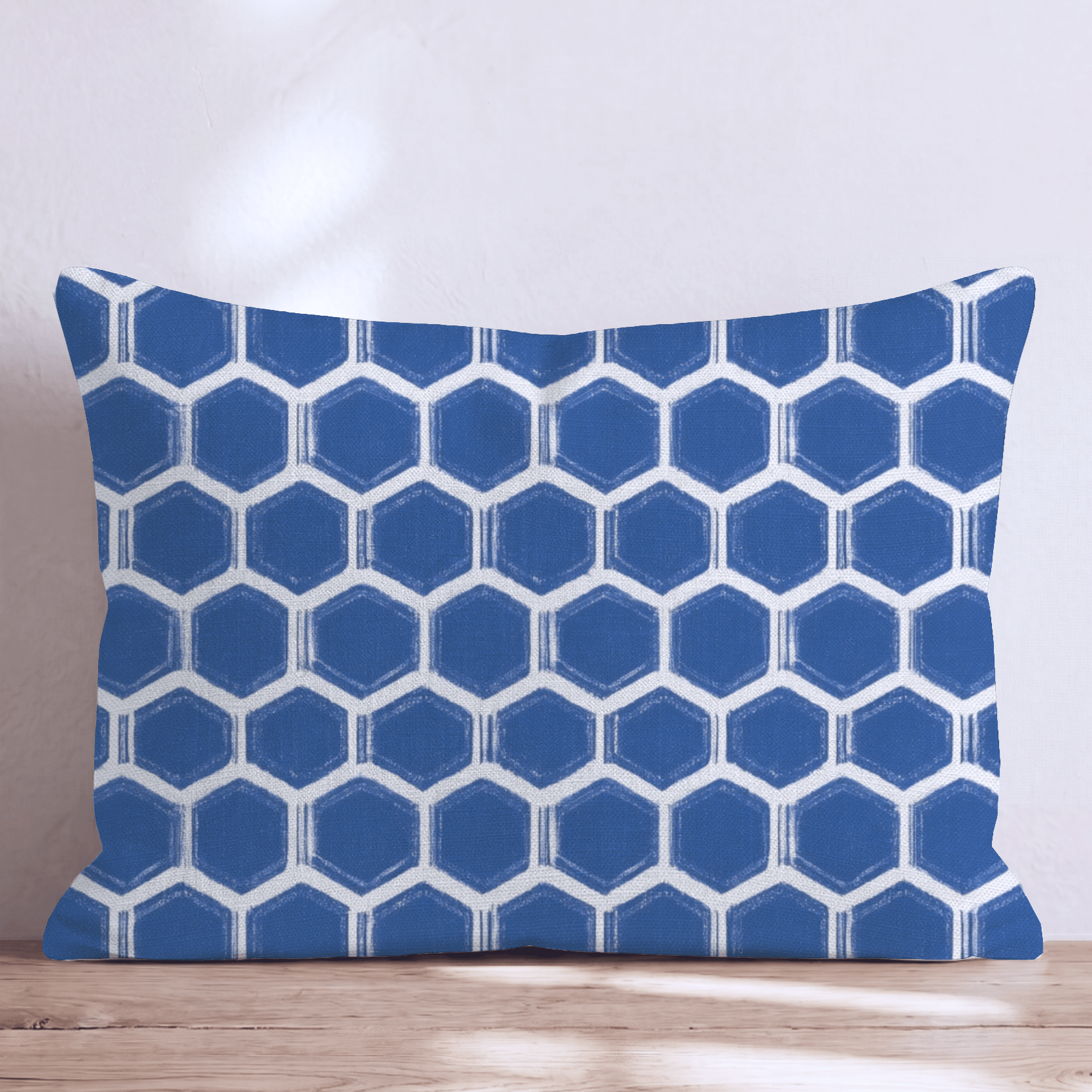 Alouette Blue Throw Pillow - Hillcroft Home